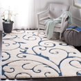 thumbnail image 4 of SAFAVIEH Florida Douglas Tapis Vignes Florales Shag, 4 of 7