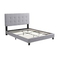 thumbnail image 1 of Dorian King Platform Bed, Silver, 1 of 3