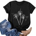 thumbnail image 1 of Birdeem Mode Femmes Été Manches Mi-Longues Chandail Uni Blouse Décontractée Hauts, 1 of 4