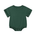 thumbnail image 1 of Timegard Newborn Onesie Toddler Boys Girls Short Sleeve Comfy Rompers Unisex Infant Outfits Solid Color, 1 of 6