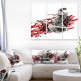 thumbnail image 2 of Design Art Japan Warrior Canvas Print, 2 of 2