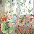 thumbnail image 3 of Rideau Rideau Papillon Chambre de Bébé Salon Rideau de Fenêtre Décoration, 3 of 6
