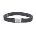 thumbnail image 1 of transemion 1 Ensemble Ceinture Élastique Simple pour Enfants Garçons Boucle Ajustable Taille Extensible Réutilisable Lavable Jeans Accessoires de Vêtements Gris Foncé, 1 of 8
