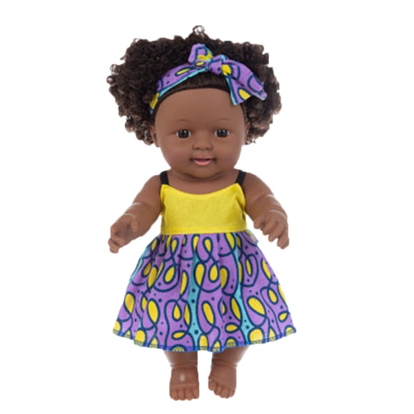 B 11.81 Inch Lifelike Baby Doll Detailed Hand Painting Soft Body Collectible Art Toy Photography Prop