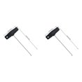 thumbnail image 2 of ZheElen Car Interior Speedometer Removal Pulling Hook Repair Hand Tool Tools Black 2Set, 2 of 6