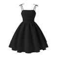 thumbnail image 1 of 2025 Été s Couleur Unie Robes 3T pour s Robe avec Nœud Papillon s Robe Douce Sans Manches pour Enfants, 1 of 9