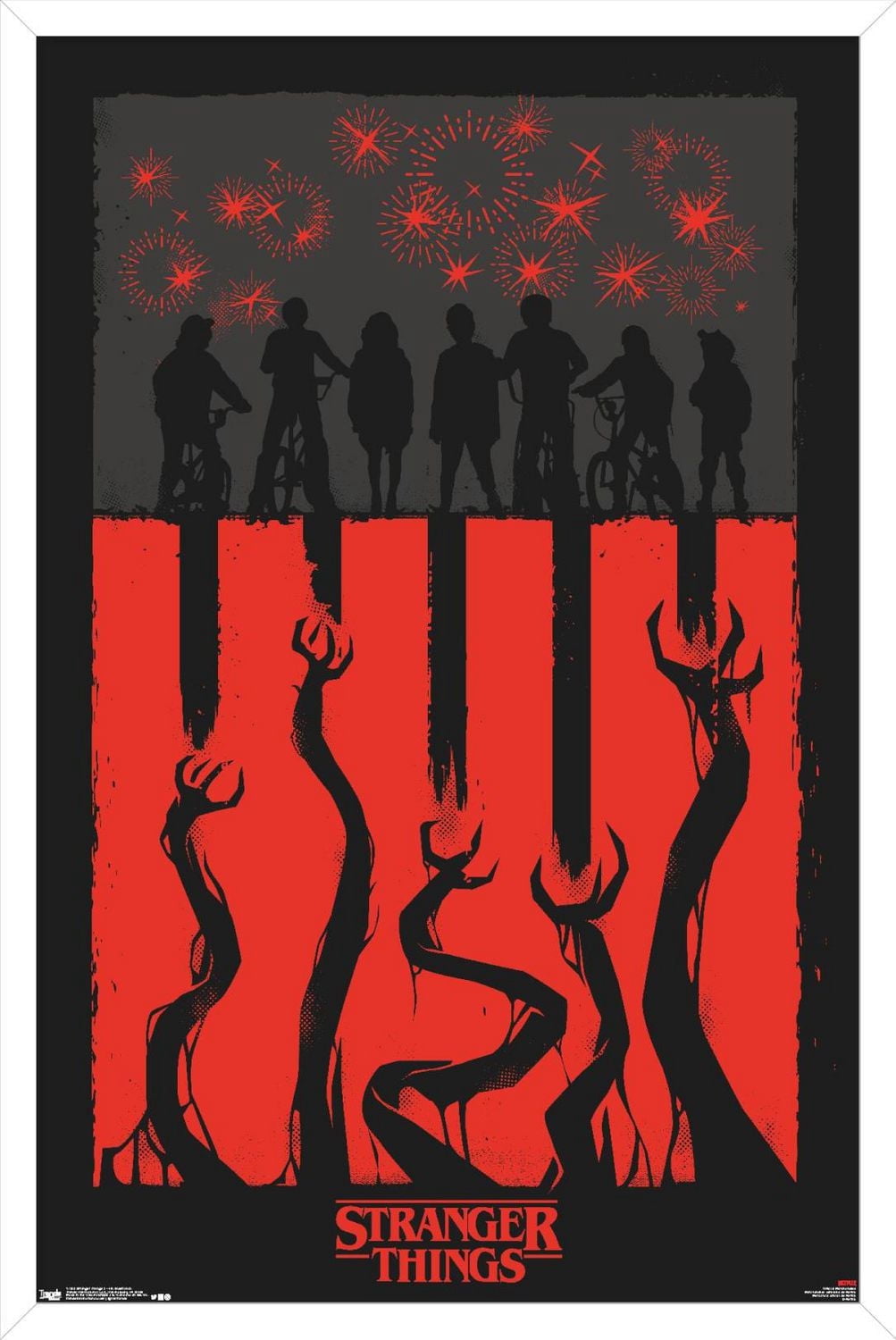 Netflix Stranger Things: Season 3 - 4Th Illustration Wall Poster