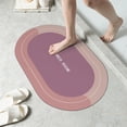 thumbnail image 4 of Deal of the Day! Bath Rug Super Absorbent Dry Non Slip Backing Washable Bathroom Floor Mats Shower Rugs For In Front Of Bathtub Shower Room, 4 of 8