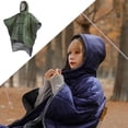 thumbnail image 4 of Poncho Manteau d'Hiver Extérieur Camping Couette Couverture Sac de Couchage Résistant à l'Eau Vert, 4 of 7