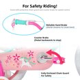 thumbnail image 4 of JOYSTAR Unicorn Vélo pour Filles 14 Pouces, Vert, 4 of 7