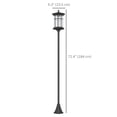 thumbnail image 3 of Outsunny 72" Solar Post Light, IP44 LED Outdoor Street Light, 3 of 10
