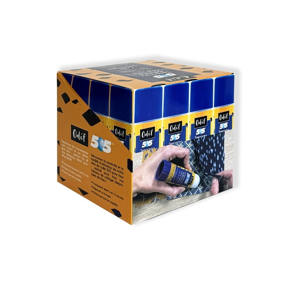ODIF 505 Temporary Adhesive Glue Stick, 16 pieces, 127 g (0.28 lbs), 22.9 × 15.2 × 6.4 cm (9 × 6 × 2.5 in), 36 g (1.3 oz)