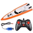 thumbnail image 1 of RC Boat Simulated Remote Control 2.4GHz High Speed Racing Boat Pool Toy for Kids, 1 of 10