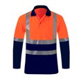 thumbnail image 1 of Blue Mens T-Shirts High Visibility Sweatshirt For Men Pullover Hi Vis Hoodie Pullover Sweatshirt Reflective Long Sleeve Sweatshirt Tops Mens Work Shirts, 1 of 4