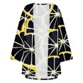 thumbnail image 5 of Nouveaux Hauts pour Femmes 2023 Mode Col Rond Grande Taille T-Shirt à Manches Longues Blouse Imprimée Automne Chandail en Molleton à Manches Longues pour Femmes, 5 of 5