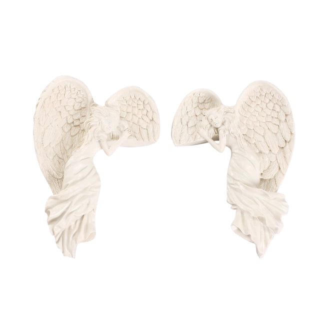 CJiaWei Rédemption Divine : Cadre de Porte Ange Statue d'Ange en Résine pour Salon