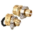thumbnail image 4 of Rbaofujie Garden Hose Repair Mender Kit Hose Connector 3/4 Male Female Connector Set, 4 of 5