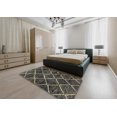 thumbnail image 4 of Ahgly Company Indoor Rectangle Abstract Brown Abstract Area Rugs, 5' x 7', 4 of 6