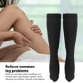 thumbnail image 4 of 1 Pair Zipper Compression Socks For Women,15-20mmHg Closed Toe With Zip Women Knee High Compression Stockings, 4 of 8