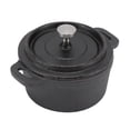 thumbnail image 4 of Dutch Oven, Thickened Cast Iron Dutch Oven Pot With Double Ergonomic Handle Non Stick  Cast Iron Serving Pot With Lid,  For Gas, Electric, Oven, Barbecue,  Cast Iron Cooking Pot, 4 of 8