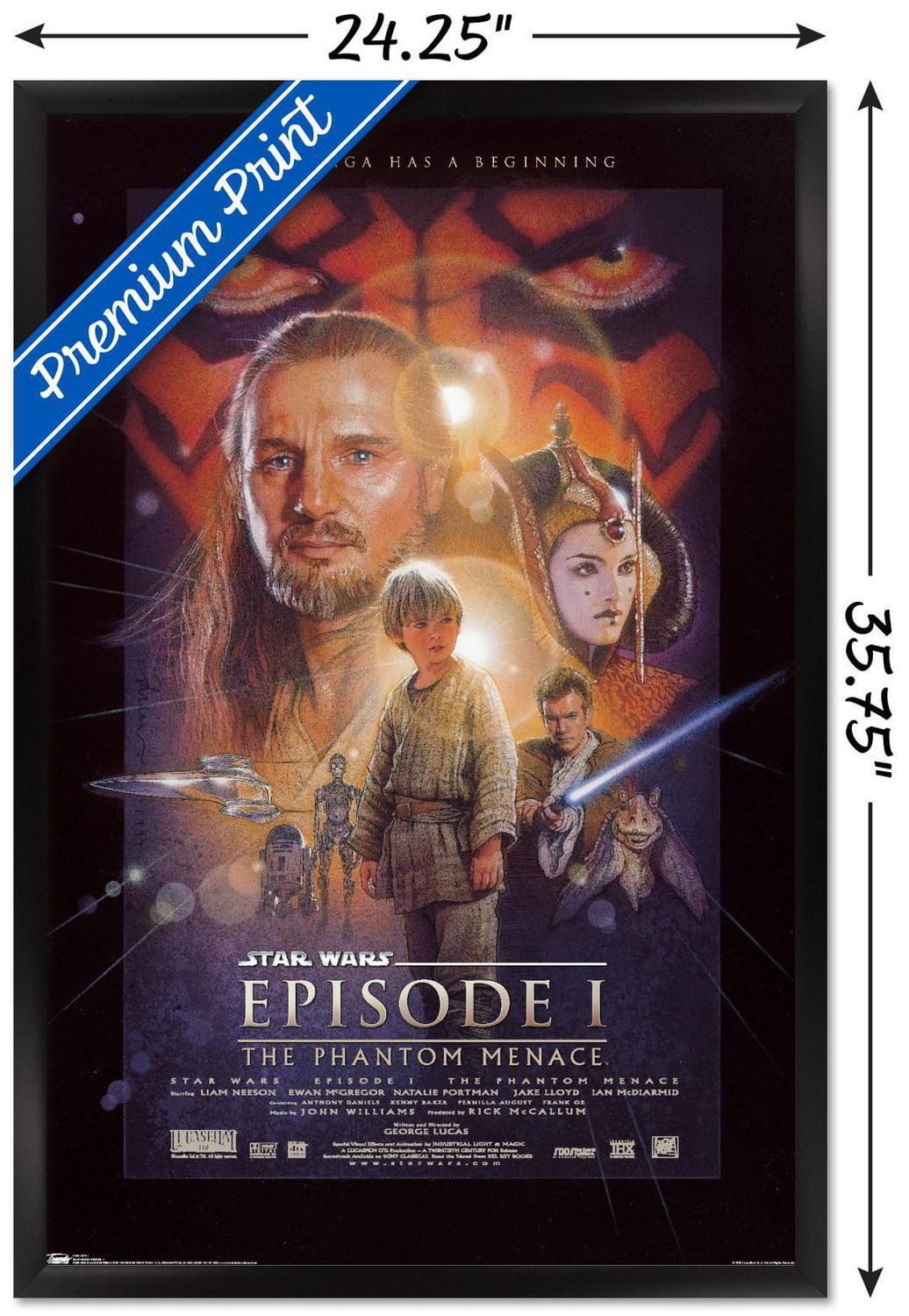 Star Wars: The Phantom Menace - One Sheet Wall Poster