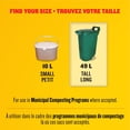 thumbnail image 3 of Glad Certified Compostable Bags - Tall 49 Litres -, 3 of 5