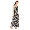 thumbnail image 2 of Inkmeso Robe d'Été Aguichant Imprimée pour Femmes à Bretelles Spaghetti, Robe Maxi Décontractée de Plage et de Villégiature, 2 of 7