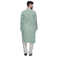 thumbnail image 3 of Atasi Ensemble Kurta de Designer pour Garçons Kurta Longue Imprimée Pyjama Vêtements d'Été, 3 of 4