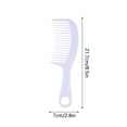 thumbnail image 2 of Long Hair Women's Large Tooth Comb Massage Portable Wide Tooth Comb Plastic Thickened Hairdressing Comb Portable Comb for Long Hair Care and Scalp Massage, 2 of 4