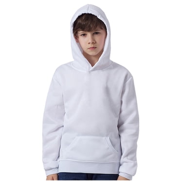 LOVZFMLL Essentials Hoodie pour Garçons Chandail à Capuchon Athlétique Classique Uni à Manches Longues Col Rond avec Poche Chandail à Enfiler Hauts Vêtements de Printemps Automne pour Tout-Petits Garçons 2-3 Ans