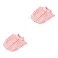 thumbnail image 4 of QualitChoice Design Simple Couleur Unie Faux Col Mode Formelle Chiffon Faux Demi-Chemise Décoratif Détachable Col Rabattu Vêtements Décor Rose Rond 2 Pcs, 4 of 6