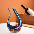 thumbnail image 4 of Abbracc Carafe Transparente Cadeau en Forme de U Aérateur Rouge pour Bureau Bar Maison Coloré, 4 of 8
