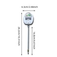 thumbnail image 3 of 4 In 1 Soil PH Tester/Soil /Fertility With Removable Probe Spectral For Gardening And Indoor Outdoor Table Saw Portable Rigid Decking Clips Metal Leveling System Angle Protractor Stainless Steel Table, 3 of 9