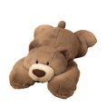 thumbnail image 1 of EIGTHTAIL Weighted Stuffed Animals 55cm Playful Expression Bear Comfortable Feel Lovable Design Baby Stuff White, 1 of 4