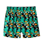 FhsagQ Underwear Mens Underwear Boxers Briefs Black Mens Loose Fitting Underwear Cotton Home Sleepwear Flat Angle Breathable Large Shorts Men's Underwear Xxl Comfortsoft Green L