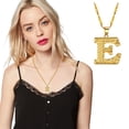 thumbnail image 1 of Jusqu'à 65 % de Rabais sur les Colliers SMihono pour Femmes Mode Cadeau Femme Chaîne Pendentif avec 26 Lettres Anglaises Bijoux, 1 of 4