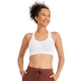 thumbnail image 1 of Jockey Women's Seamfree Mid Impact Zip Front Sports Bra, 1 of 7