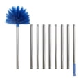 thumbnail image 2 of Plumeau avec Perche d'Extension, Poils de Rigidité Moyenne, Perche en Acier Inoxydable de 6 Pieds, Plumeau pour Ventilateur de Plafond, Tête en Matériau PET, Longueur Réglable 2,6-6 Pi, pour Nettoyage Extérieur Intérieur, Facile à Utiliser, 2 of 2