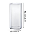 thumbnail image 2 of Rvkxad Transparent Glass Water Cup, Household Wide Mouth Milk Beverage Cup, Glass Cup Crystal Cup Drinking Glass, 2 of 5