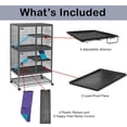 thumbnail image 3 of MidWest Ferret Nation 36"x25"x63.25" Double Unit Small Animal Cage, 3 of 7