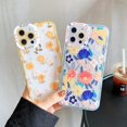 thumbnail image 3 of Compatible with iPhone 7plus/8plus Phone Case Cute Elegant Flower Transparent Phone Case for Women Soft Silicone Shockproof Camera Protection Clear Cover Bumper(Blue), 3 of 6