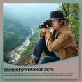 thumbnail image 3 of Canon PowerShot SX70 HS Appareil Photo Numérique (3071C001) (Neuf) Wi-Fi + Carte 64 Go + Plus (Modèle International), 3 of 6