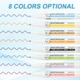 thumbnail image 3 of Stylo Magnétique pour Tableau Blanc, Marqueurs Bleus Effaçables à Sec à Pointe Fine 0,5-1 mm, 6 Pcs, 3 of 6