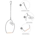 thumbnail image 2 of 1 Set of Bird Swing Hanging Bird Stand Iron Parrot Stand Rack Outdoor Bird Perch Stand Parrot Toy, 2 of 9