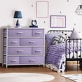 thumbnail image 3 of 8 Drawers Chest Dresser - Purple, 3 of 7