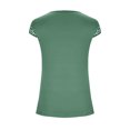 thumbnail image 3 of Mikilon Ensemble Élégant pour Femmes 2 Pcs Imprimé Manches Courtes Patchwork en Dentelle Col Rond Chic Confortable Vert S, 3 of 5
