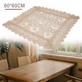 thumbnail image 2 of WinWay Vintage Hollow Lace Flower Table Runner Tablecloth Home Party Wedding Doily Mat Dining Coffee Table Cloth Placemat Coaster Decor, 2 of 10
