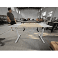 thumbnail image 1 of GUANITO 63" Standing Electric Adjustable Desk,Large Workspace with 2 hooks,Ergonomic Sit-Stand Desk,Scratch-Resistant & Waterproof,Height Adjustable Desk for Work and Home, Beige, 1 of 1
