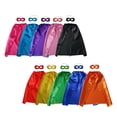 thumbnail image 2 of TOPTIE Adult Satin Superhero Capes and Mask Set, Holiday Festival Event Costumes And Dress Up, 2 of 8