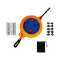 thumbnail image 3 of Abbracc Corde à Linge de Camping Portable Sans Perçage Légère Réglable Orange 10m avec Sac, 3 of 9
